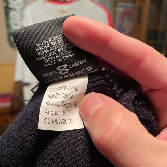 Supreme navy bandanna box logo beanie new era - Picture 6 of 9